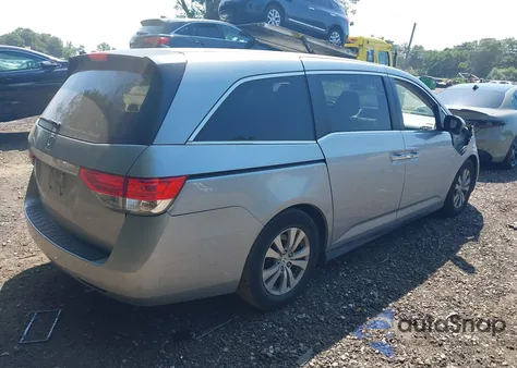 2016 Honda Odyssey Ex-L from USA, damaged, VIN 5FNRL5H6XGB118119